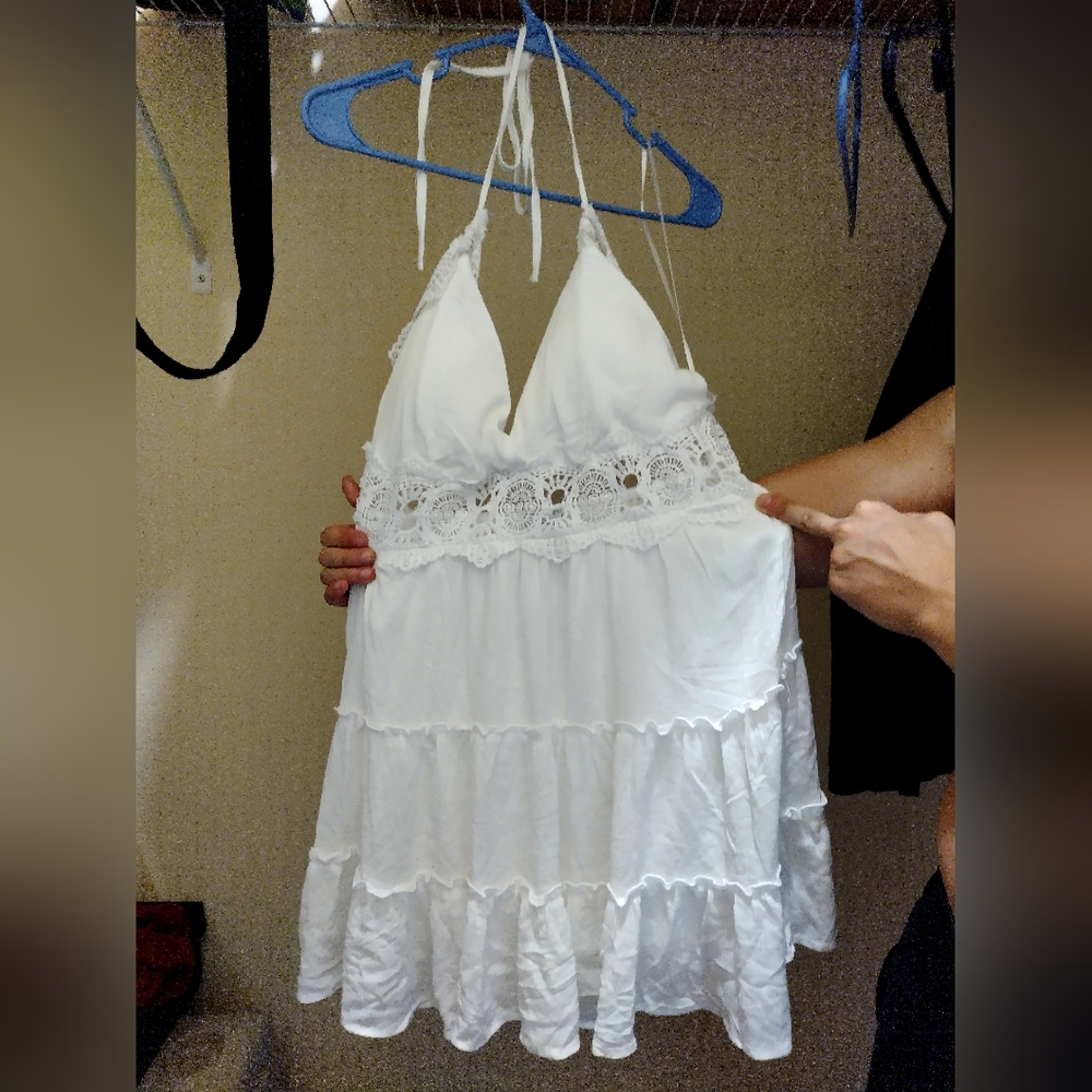 White dress